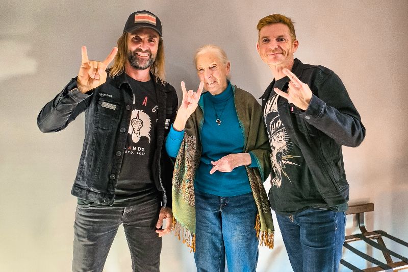 Jane Goodall meets Savage Lands at unesco